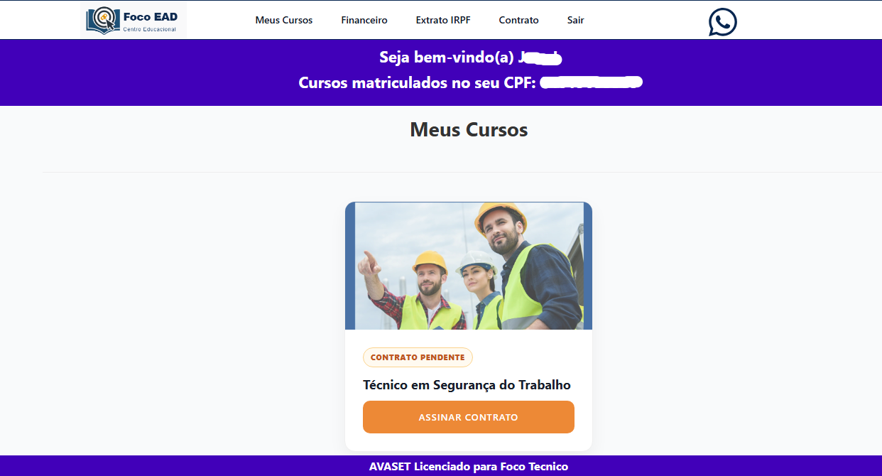 Contrato Pendente